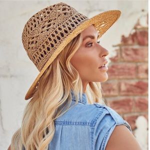 Vici Leone Straw Panama Hat